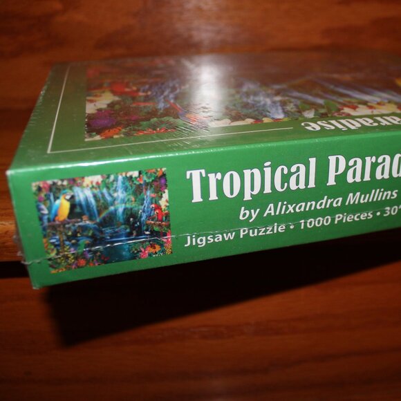 3/$55❤️new TROPICAL PARADISE Alixandra Mullins Vermont Christmas Company puzzle - Picture 7 of 12